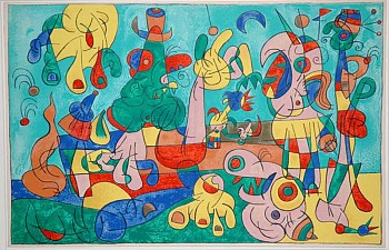Joan Mir&oacute; -&nbsp;Joan Mir&oacute; II. Ubu Roi: Le Banquet
