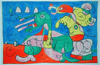 Joan Mir&oacute; -&nbsp;Joan Mir&oacute; VIII. Ubu Roi: Chez le Tsar