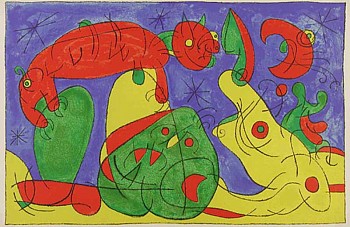Joan Mir&oacute; -&nbsp;Joan Mir&oacute; XI. Ubu Roi: La Nuit, L'Ours