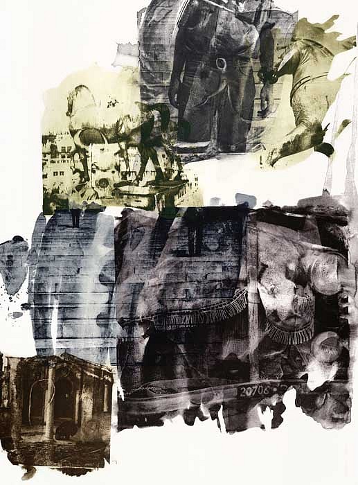 Robert Rauschenberg, Eagle Eye (Ruminations), 1999
Intaglio, 49 3/4 x 38 inches