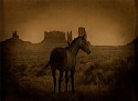 Jack Spencer, Mustang/Monument Valley, Utah
2007, Archival Pigment Print with Mixed Media Glaze