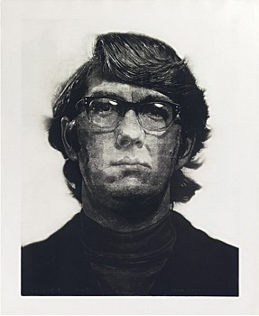 Chuck Close -&nbsp;Chuck Close Keith / Mezzotint