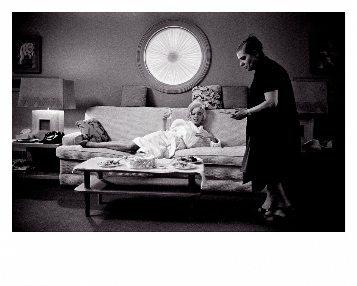 Lawrence Schiller, Marilyn Monroe and her dramatic coach, Paula Strasberg while filming Something's Got To Give, 1962
Archival Digital Pigment Print, 20 x 24 in.