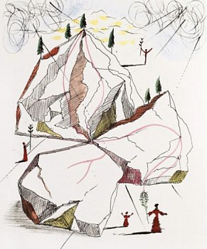 Salvador Dali -&nbsp;Salvador Dali Mao Tse Toung: Mountain of Peace