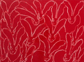 Work: Hunt Slonem Red