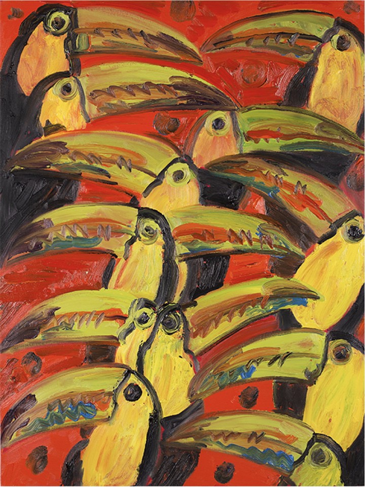 Hunt Slonem, Keel Bills, 2013
Original Oil on Canvas, 40 x 30 in.