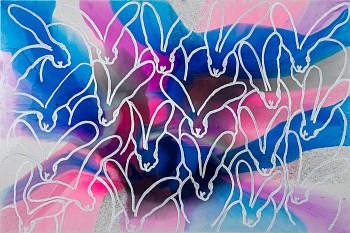 Work: Hunt Slonem Glisten Series Miami