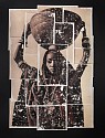 Marta Fàbregas, Colonized nº100, Wodaabe Woman, Sahel, Nigeria, 1932
2022, Mixed technique and Collage, Watercolor Paper on Canvas from Vintage Photography