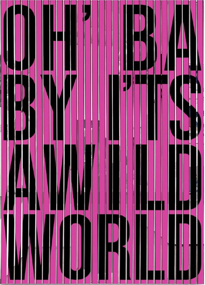 Diana Korn, Oh' Baby It's A Wild World, 2025
Glass Mirror with Acrylic Glass, 55 x 39 x 1 1/2 in.