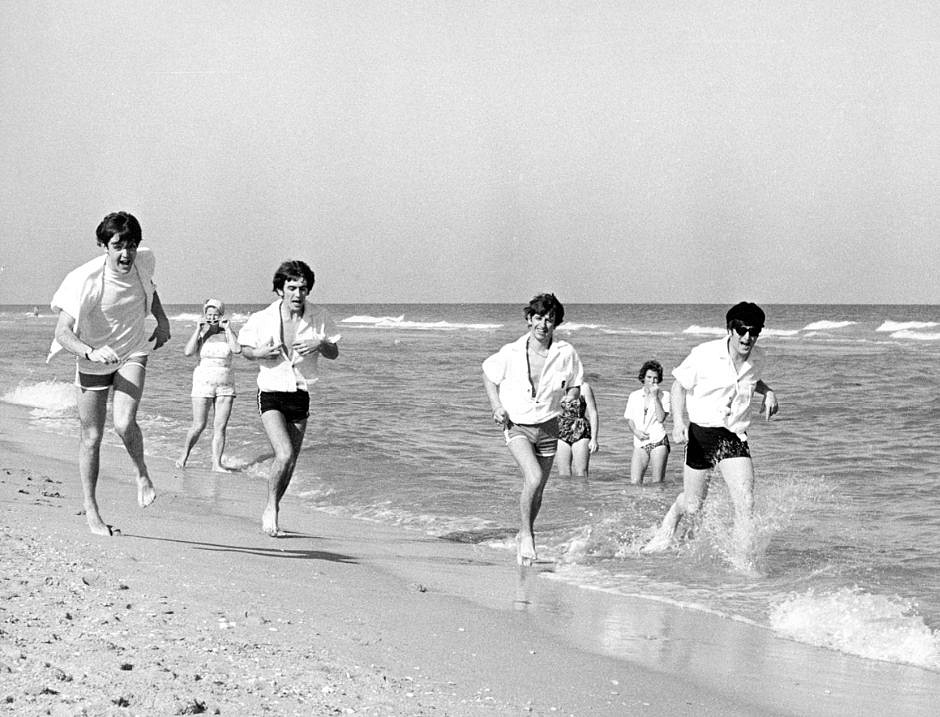 Harry Benson, The Beatles Running on Beach, Miami, FL, 1964
Archival Pigment Print, 37 x 45 1/2 in.