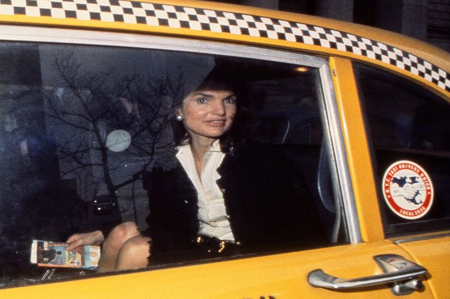 Harry Benson, Jackie Kennedy in Taxi, NY, 1996
Archival Pigment Print, 24 x 30 in.