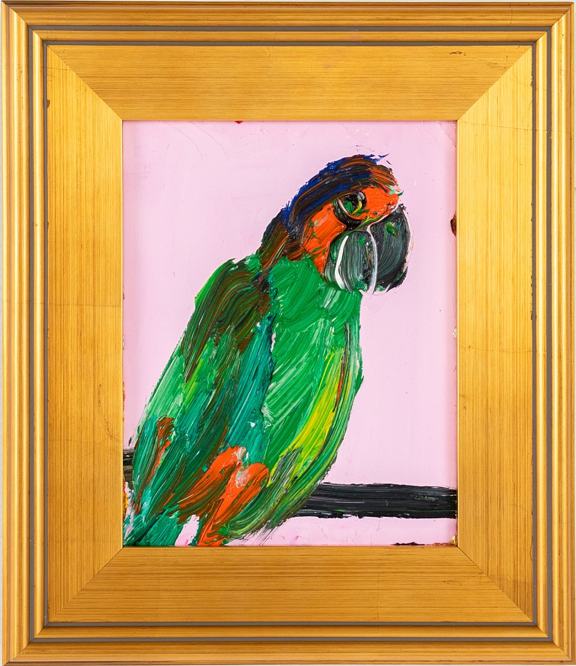 Hunt Slonem, Alba Rosa, 2022
Original Oil on Wood, 15 x 13 in.