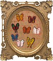 Hunt Slonem, Monarch & Morning Glory
2026, Original Oil on Wood