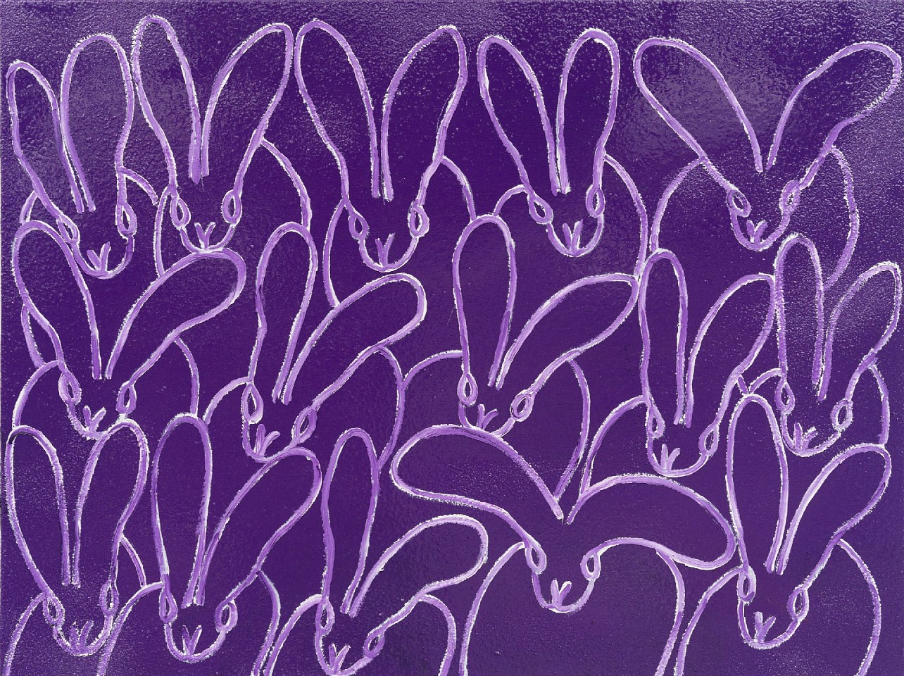 Hunt Slonem, Color Purple Diamond Dust, 2026
Oil and Acrylic with Diamond Dust on Canvas, 36 x 48 in.