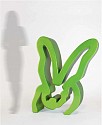 Hunt Slonem, Everglade, State I (Chartreuse)
2026, Powder-coated Aluminum Sculpture