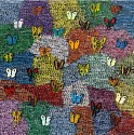 Hunt Slonem, Guardians and Butterflies Mardi Gras
2026, Original Oil on Canvas