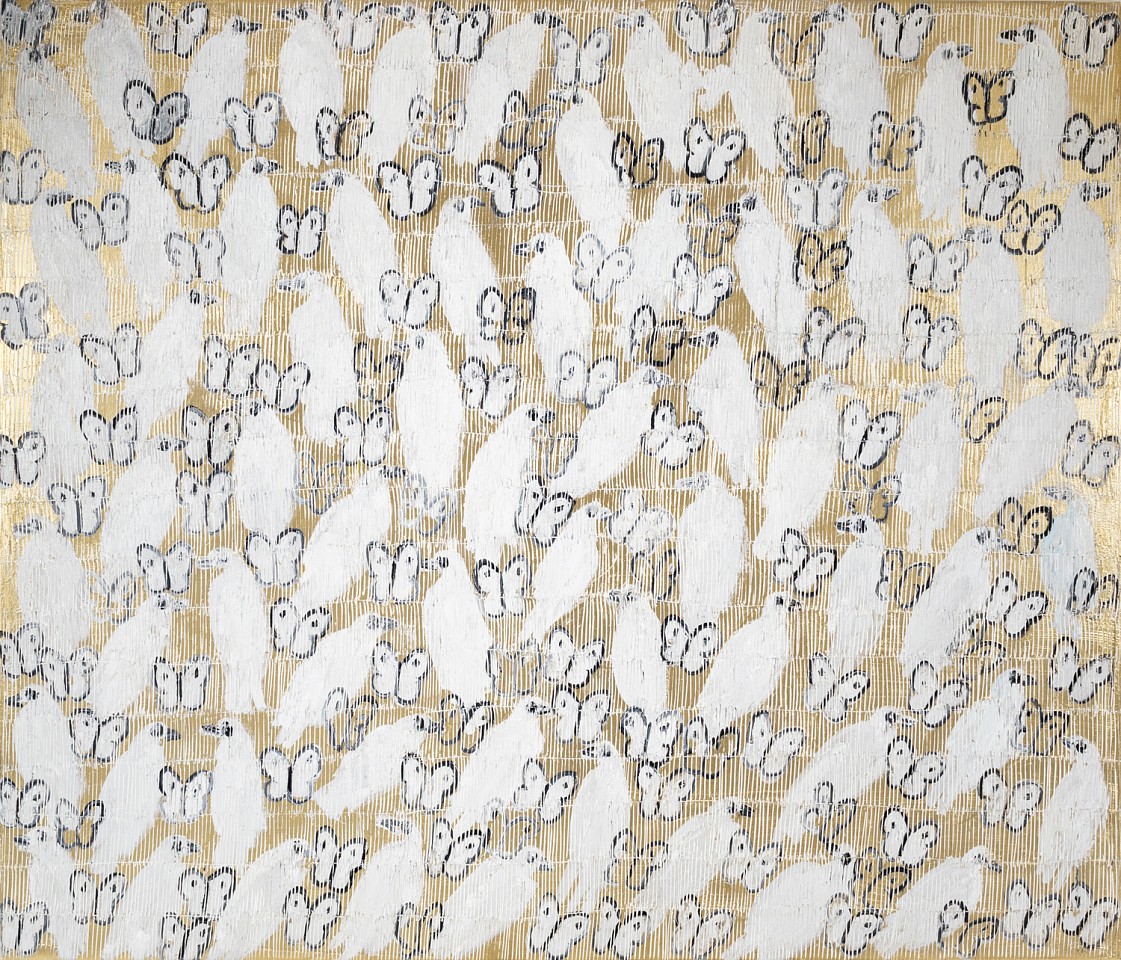 Hunt Slonem, Monday Peace Plan, 2022
Original Oil on Canvas, 72 x 84 in.
